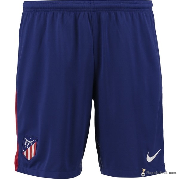 Pantalones Atlético de Madrid Replica Primera Ropa 2017/18 Azul